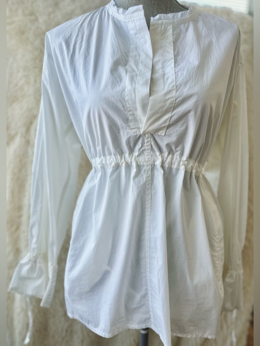 ✨NWT TELA 🇮🇹 Cotton Poplin Tunic Blouse